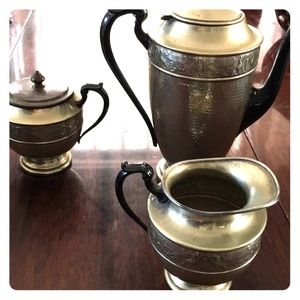 Retro Tea/coffee service. Silvercraft 1927.